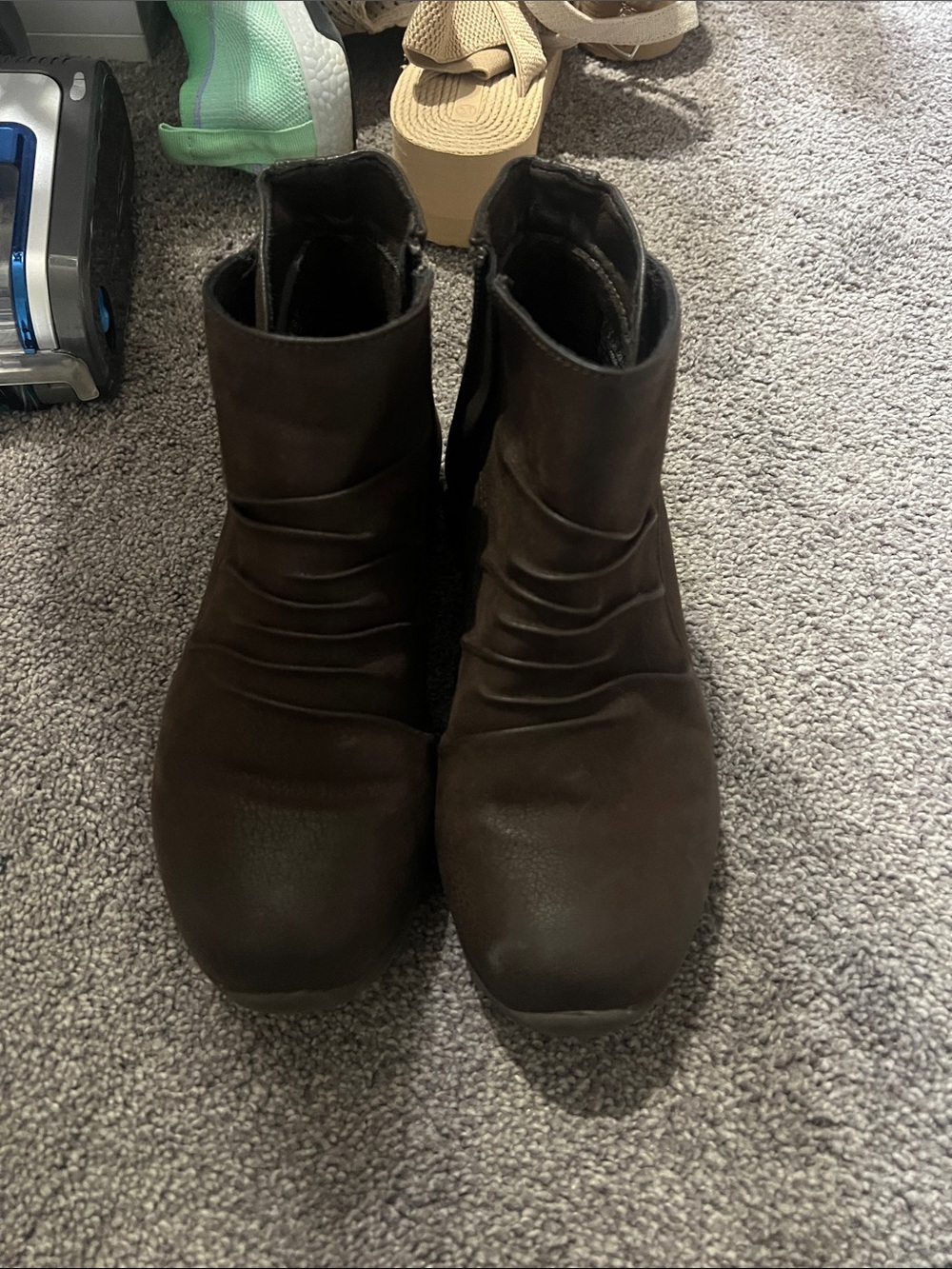 Women's Brown Ankle Boots - Comfortable Everyday Style